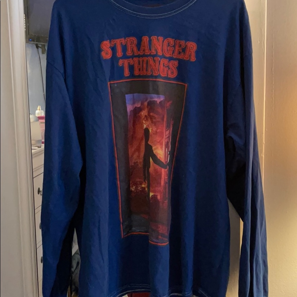 Stranger things long sleeved tee